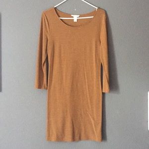 3/4 Sleeve Stretch Mini Dress